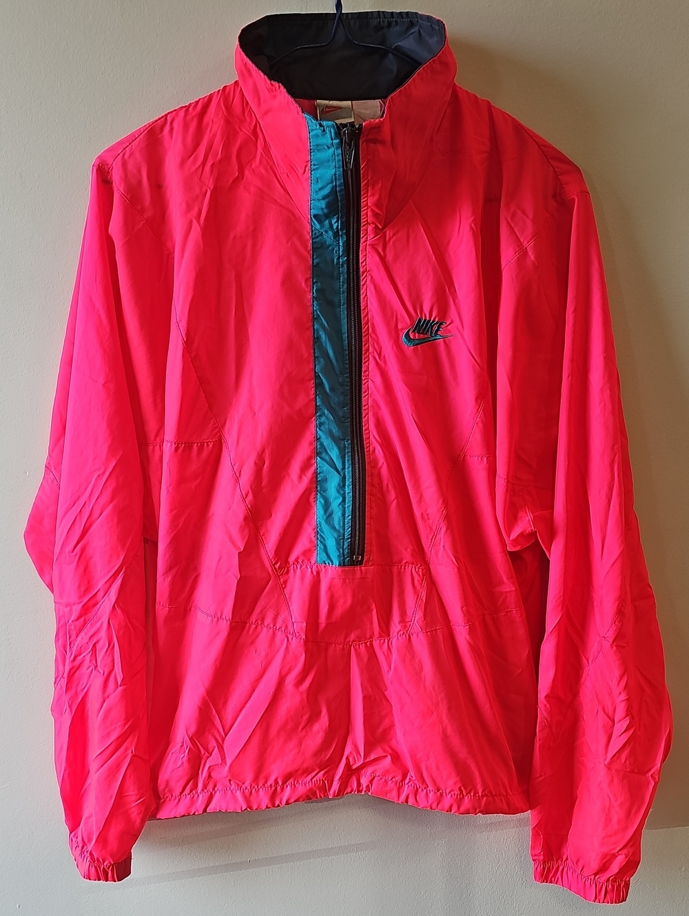 Nike Small Vibrant Pink/Teal Light Full Zip Jacket